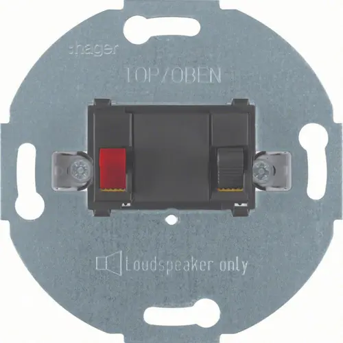 Hager Berker WDF4800AT1 mono luidsprekeraansluiting antraciet mat