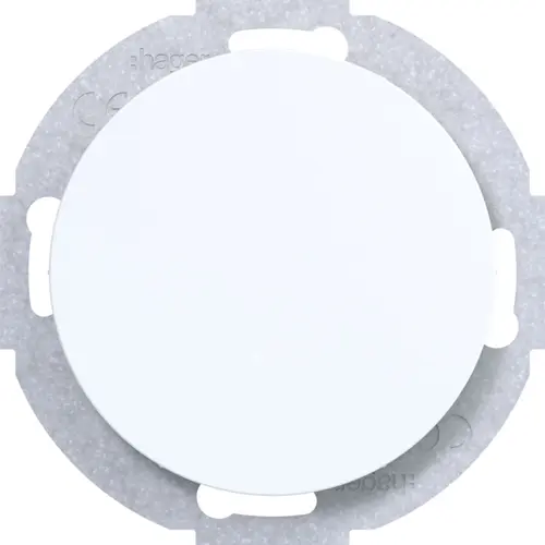 Hager Berker WLF1001WG blinddeksel incl. draagframe R1/R3/R8 wit