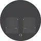 Hager Berker WLF1059BG centraalplaat modular jack 2-voudig R1/R3/R8 zwart