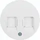 Hager Berker WLF1059WG centraalplaat modular jack 2-voudig R1/R3/R8 wit