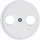 Hager Berker WLF1068WG centraalplaat antenne / COAX wandcontactdoos R1/R3/R8 wit