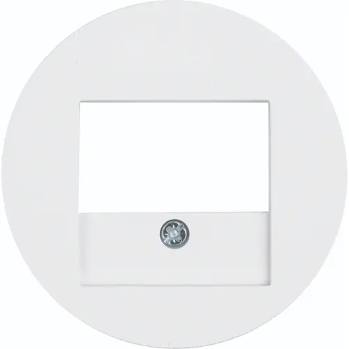 Hager Berker WLF4000WG centraalplaat USB / luidspreker R1/R3/R8 wit