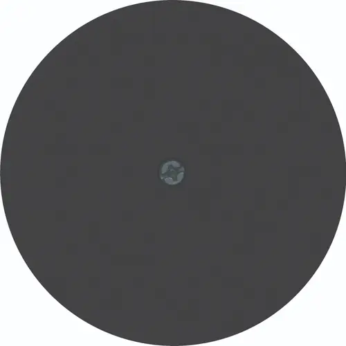 Hager Berker WLF4400BG centraalplaat kabeluitgang zonder draagring R1/R3 zwart