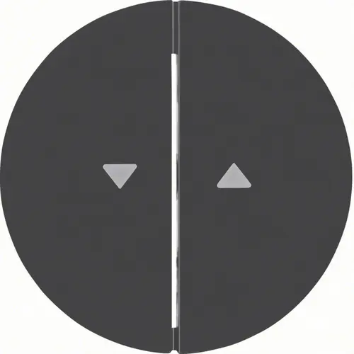 Hager Berker WLW2001BG wip jaloezieschakelaar 2-voudig R1/R3/R8 zwart