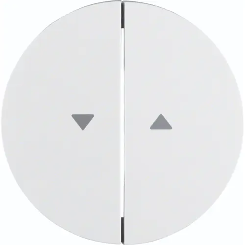 Hager Berker WLW2001WG wip jaloezieschakelaar 2-voudig R1/R3/R8 wit