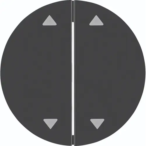 Hager Berker WLW2002BG wip jaloezieschakelaar 4-voudig R1/R3/R8 zwart