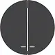 Hager Berker WLW2300BG schakelwip 2-voudig controlevenster R1/R3 zwart
