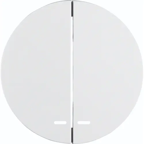 Hager Berker WLW2300WG schakelwip 2-voudig controlevenster R1/R3/R8 wit