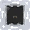 Hager Berker WAS4154 USB-lader type C met snellaadfunctie Power Delivery 65W voor K.1/K.5/Q.1/Q.3/Q.7