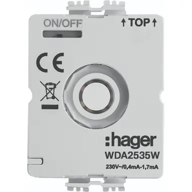 Hager Berker WDA2535W LED-module 230V voor draaischakelaar met nul