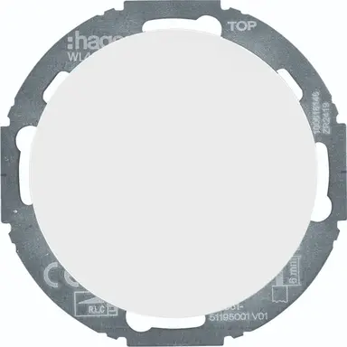 Hager Berker WL4011WG universele draaidimmer comfort LED 3-100 W R.Classic wit