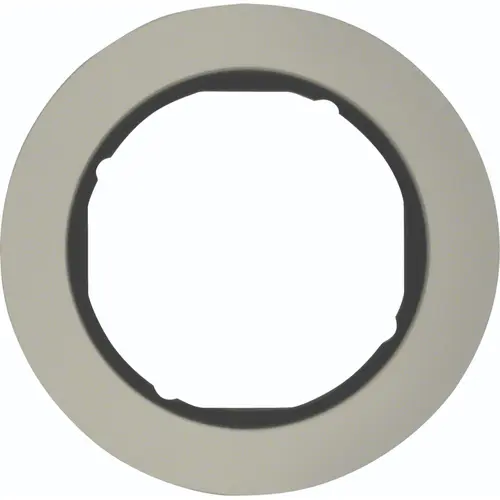 Hager Berker WLD9100AB afdekraam 1-voudig R.Classic aluminium zwart