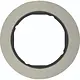 Hager Berker WLD9100AB afdekraam 1-voudig R.Classic aluminium zwart