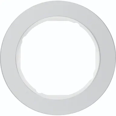 Hager Berker WLD9100AW afdekraam 1-voudig R.Classic aluminium wit