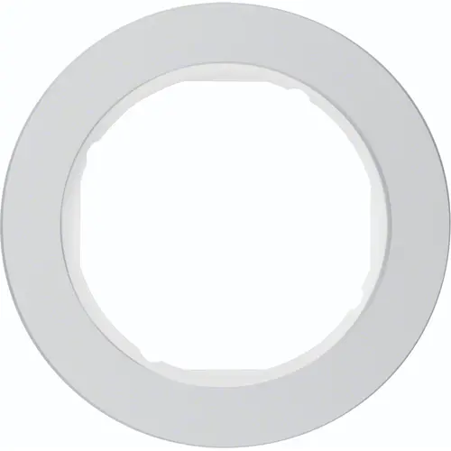 Hager Berker WLD9100AW afdekraam 1-voudig R.Classic aluminium wit