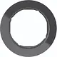 Hager Berker WLD9100GB afdekraam 1-voudig R.Classic glas zwart