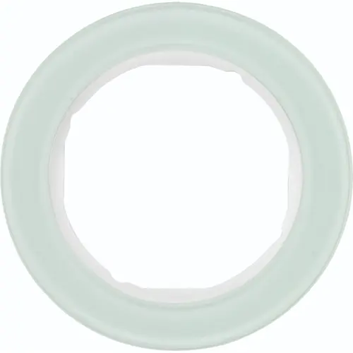 Hager Berker WLD9100GW afdekraam 1-voudig R.Classic glas wit