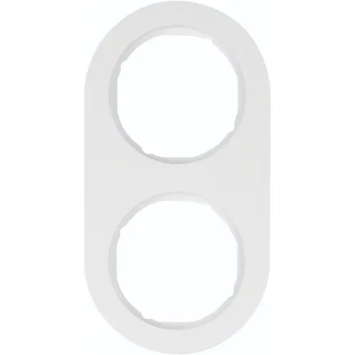 Hager Berker WLD9200WG afdekraam 2-voudig R.Classic wit