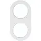Hager Berker WLD9200WG afdekraam 2-voudig R.Classic wit