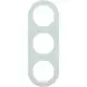 Hager Berker WLD9300GW afdekraam 3-voudig R.Classic glas wit