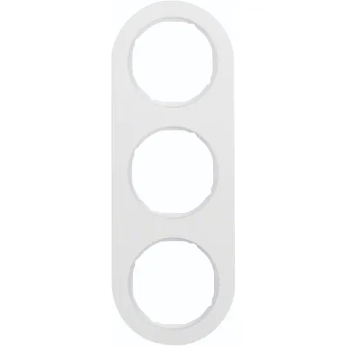 Hager Berker WLD9300WG afdekraam 3-voudig R.Classic wit