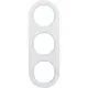 Hager Berker WLD9300WG afdekraam 3-voudig R.Classic wit