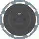 Hager Berker WLS1600BG wandcontactdoos penaarde kindveilig R.Classic zwart