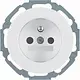 Hager Berker WLS1600WG wandcontactdoos penaarde kindveilig R.Classic wit