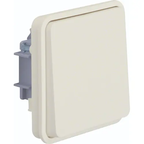 Hager Berker WNA020B W1 pulsdrukker maakcontact bovendeel wit