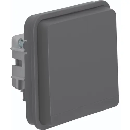 Hager Berker WNA140 W1 wandcontactdoos randaarde bovendeel grijs