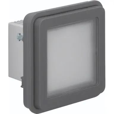 Hager Berker WNA602 W1 LED-signaalverlichting blauw bovendeel grijs