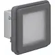 Hager Berker WNA602 W1 LED-signaalverlichting blauw bovendeel grijs