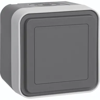 Hager Berker WNC157 W1 blindplaat compleet grijs