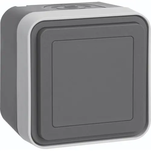 Hager Berker WNC157 W1 blindplaat compleet grijs