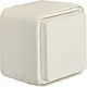 Hager Berker WNC160B W1 wandcontactdoos randaarde kindveilig compleet wit