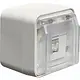 Hager Berker WNC226B W1 CAT6 RJ45 data wandcontactdoos compleet wit