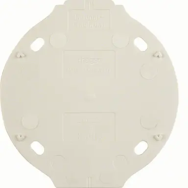 Hager Berker WTA1700WG bodemplaat 1-voudig 1930 wit kunststof
