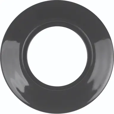 Hager Berker WTD3100PBG afdekraam 1-voudig 1930 zwart porselein
