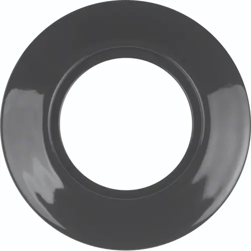 Hager Berker WTD3100PBG afdekraam 1-voudig 1930 zwart porselein