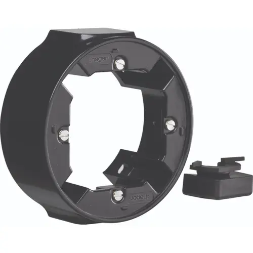 Hager Berker WTD3110BG opbouwbak 1930 zwart kunststof