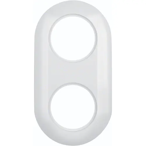 Hager Berker WTD3200WG afdekraam 2-voudig 1930 wit kunststof