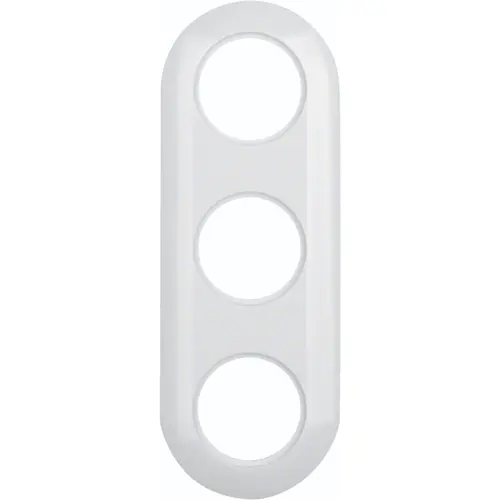 Hager Berker WTD3300WG afdekraam 3-voudig 1930 wit kunststof