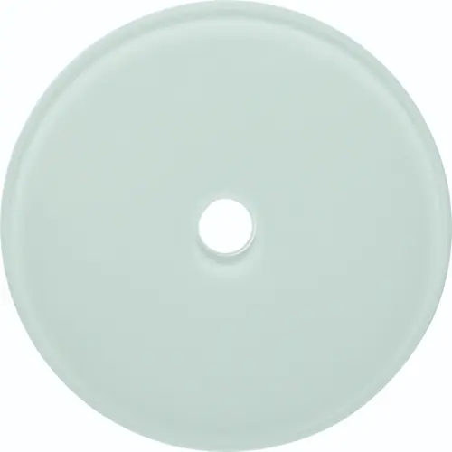 Hager Berker WTD7100GWG afdekraam 1-voudig voor draaischakelaar/draai-impulsdrukker glas wit