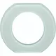 Hager Berker WTD7172GWG afdekraam 1-voudig middenstuk 1930 glas wit