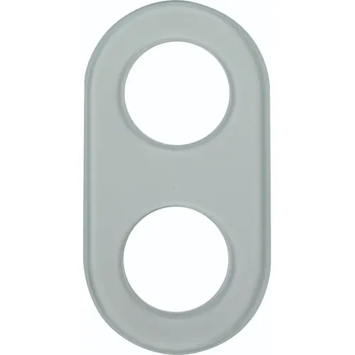 Hager Berker WTD7200GT afdekraam 2-voudig eindstuk 1930 glas helder