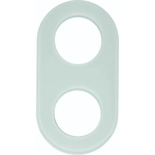 Hager Berker WTD7200GWG afdekraam 2-voudig eindstuk 1930 glas wit