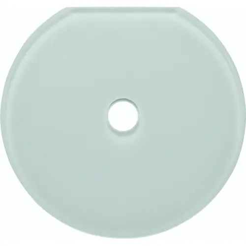 Hager Berker WTD7671GWG eindafdekraam voor draaischakelaar/draai-impulsdrukkers glas wit