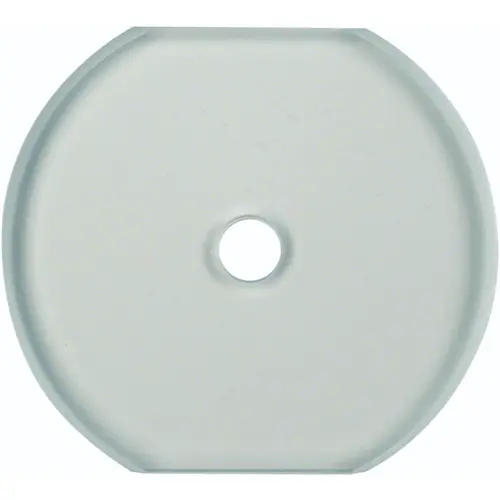 Hager Berker WTD7672GT middenafdekraam voor draaischakelaar/draai-impulsdrukkers glas helder