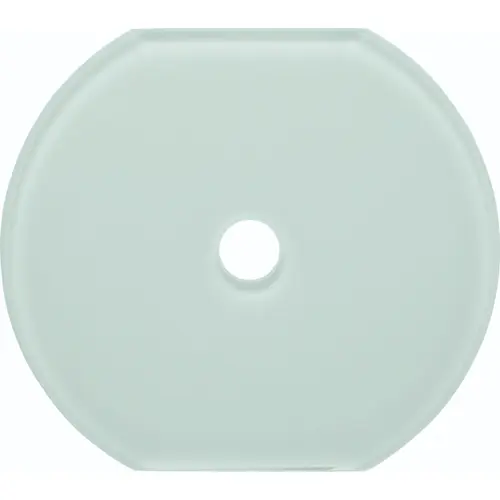 Hager Berker WTD7672GWG middenafdekraam voor draaischakelaar/draai-impulsdrukkers glas wit