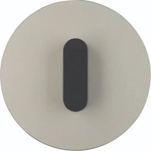 Hager Berker WTD9131AB draaigreep aan-/uit-schakelaar R.Classic aluminium zwart